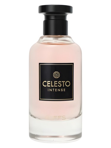 Riiffs Celesto Intense eau de parfum bottle, a yellow floral fragrance