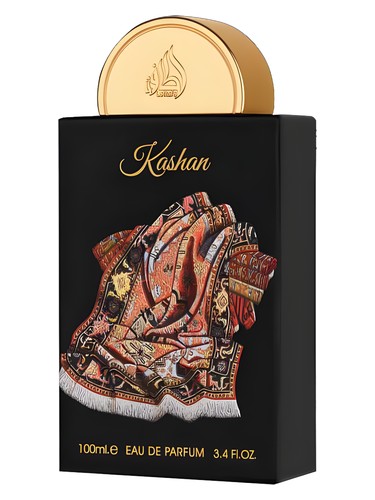 Lattafa Kashan eau de parfum bottle, a gourmand fragrance