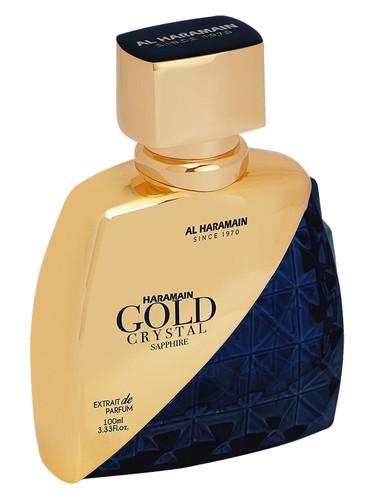 Al Haramain Haramain Gold Crystal Sapphire extrait de parfum bottle, a citrus fragrance